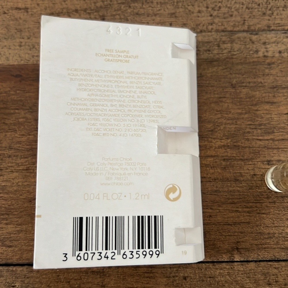 Chloe love story EDP sample - Picture 2 of 3